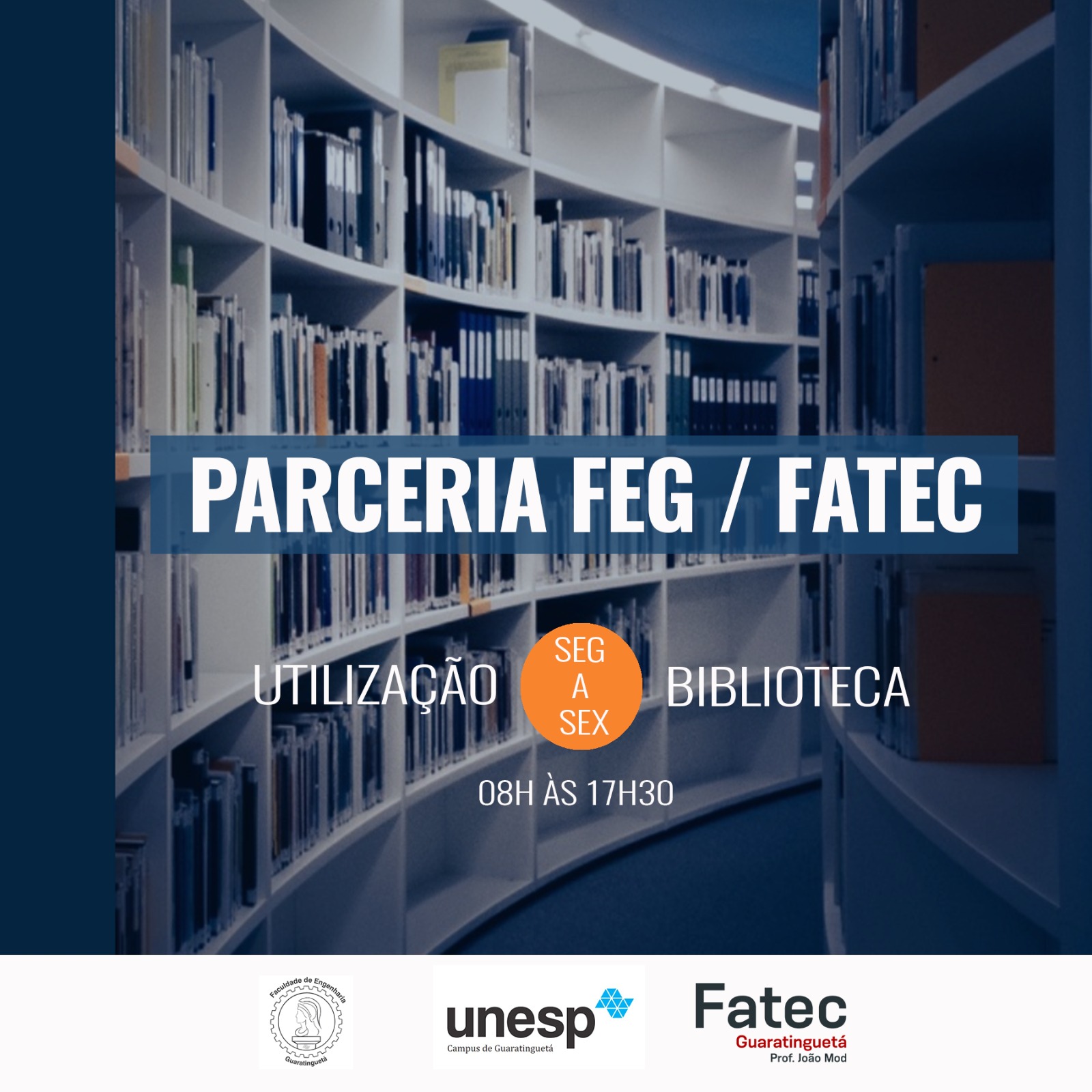 PARCERIA BIBLIOTECA DA FEG / FATEC