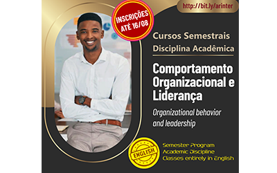 Curso na modalidade virtual em inglês Organizational Behavior and Leadership.